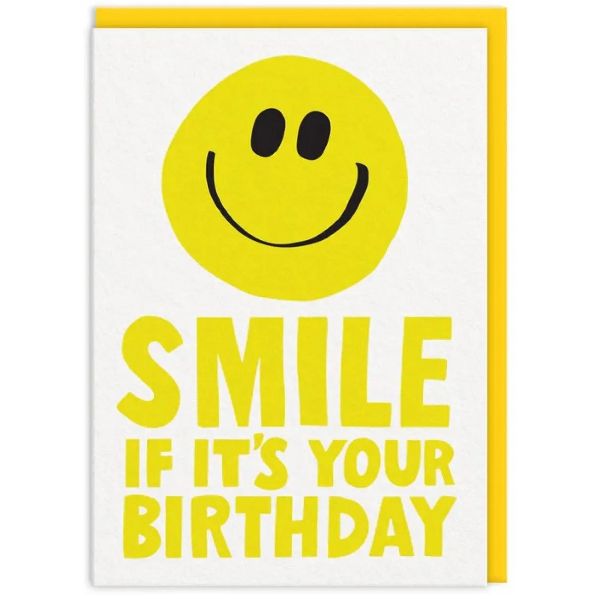 Rođendanska čestitka SMILE IT'S YOUR BIRTHDAY 