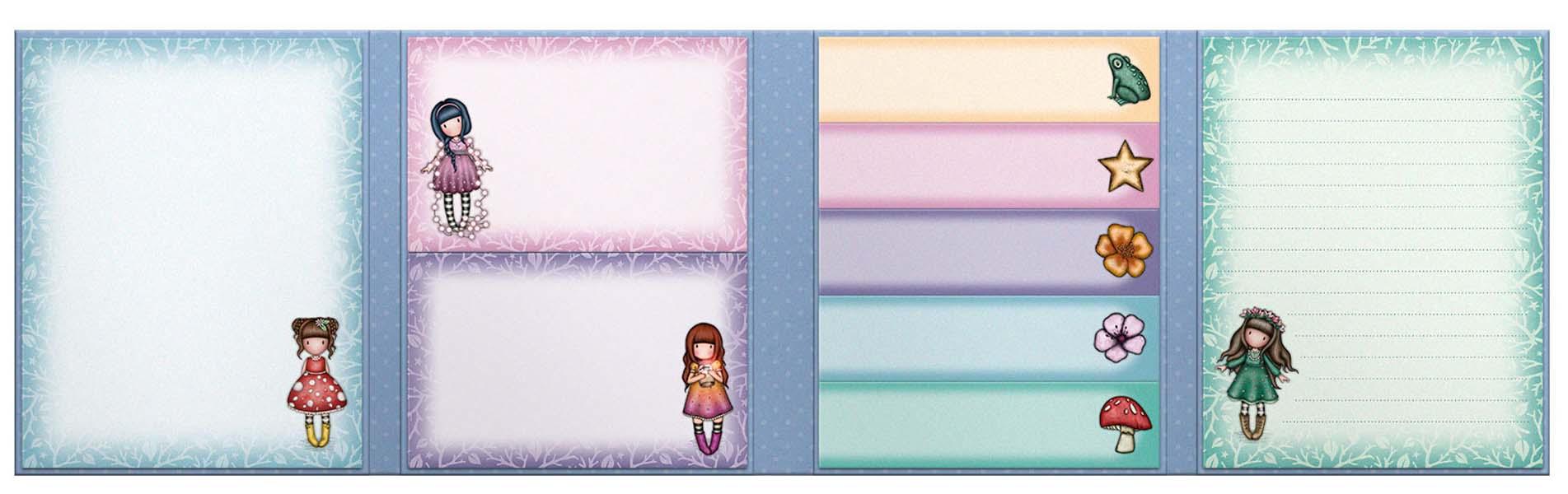 SANTORO GORJUSS sticky notes FAIRY DUSK 