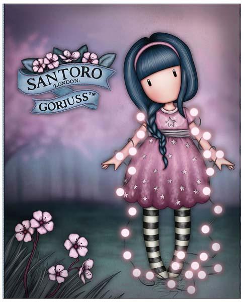 SANTORO GORJUSS sticky notes FAIRY DUSK 