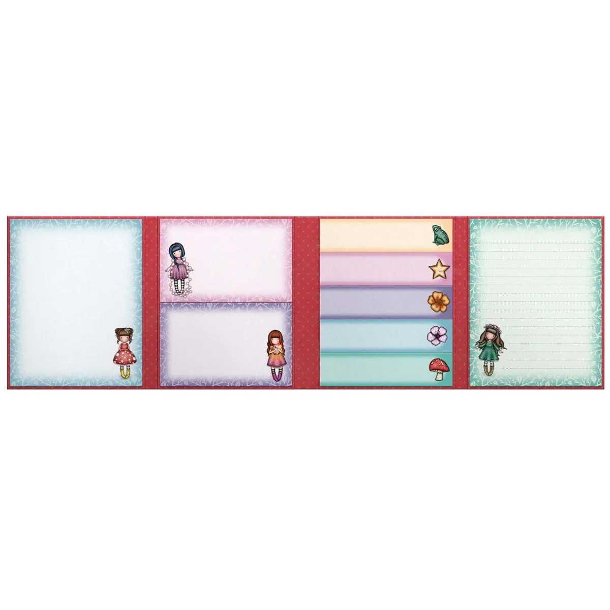 SANTORO GORJUSS sticky notes LITTLE MUSHROOM 