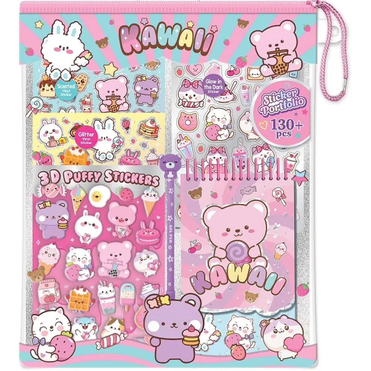 Kreativni set sa stikerima KAWAII 