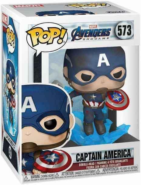 FUNKO POP! Marvel endgame - AMERICA W/BROKEN SHIELD&MJOLNIR 