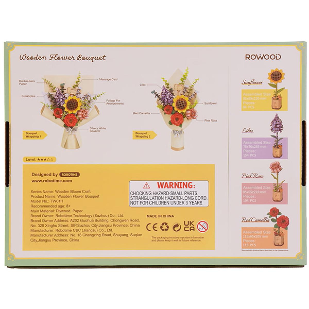 3D drvene puzzle BUKET 