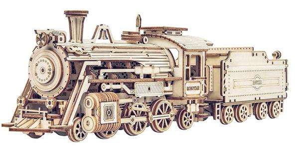 3D drvene puzzle PARNA LOKOMOTIVA 