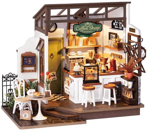 3D drvene puzzle COFFE SHOP 