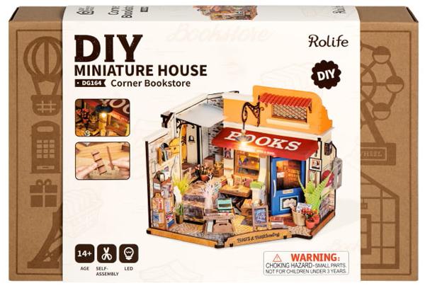 3D drvene puzzle CORNER BOOKSTORE 