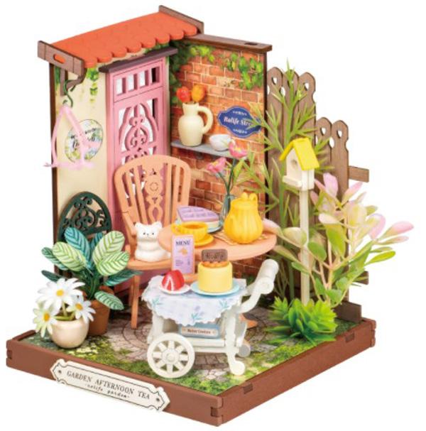 3D drvene puzzle FANCY TEA YARD 