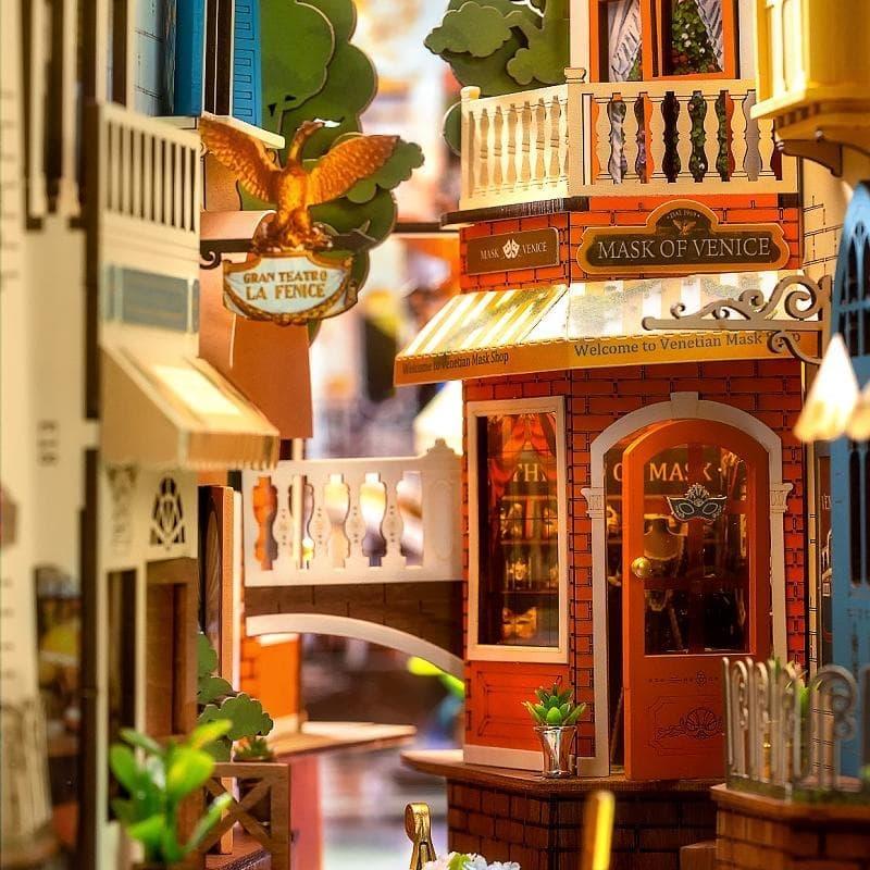 3D drvene puzzle/držač za knjige ROMANTIC VENICE 