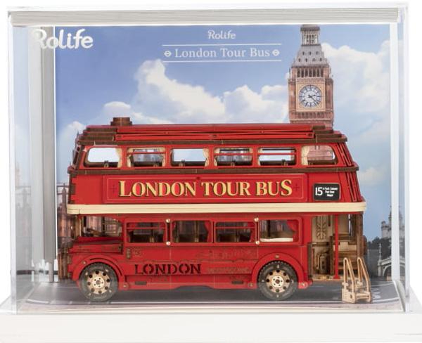 3D drvene puzzle LONDON TOUR BUS 