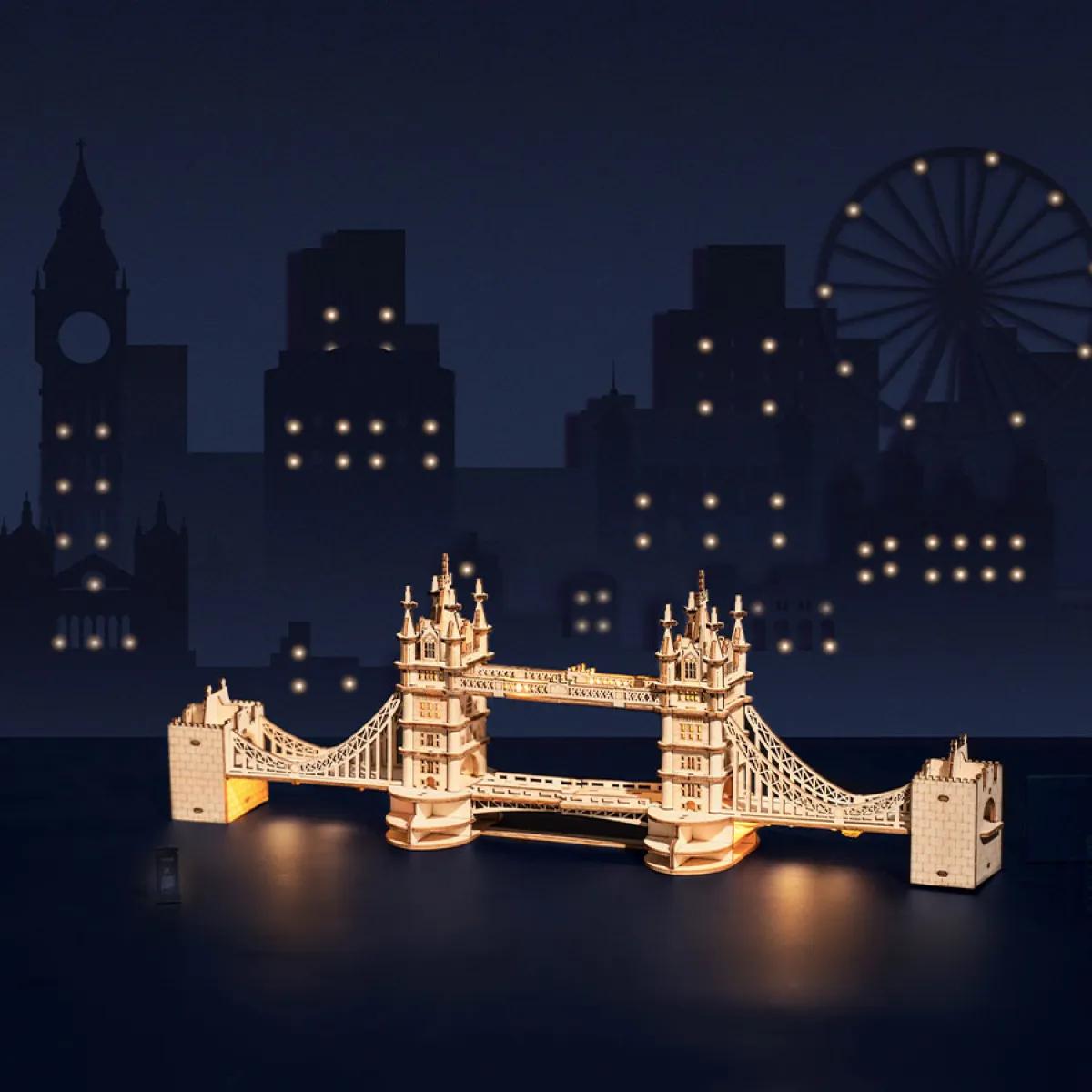 3D drvene puzzle TOWER BRIDGE 