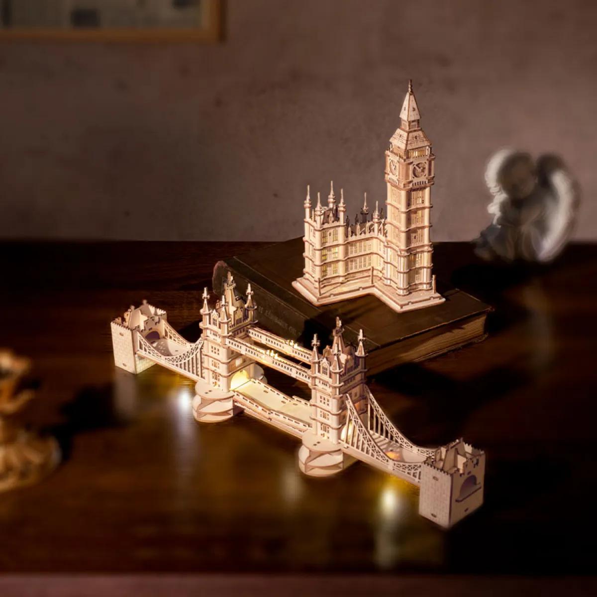 3D drvene puzzle TOWER BRIDGE 