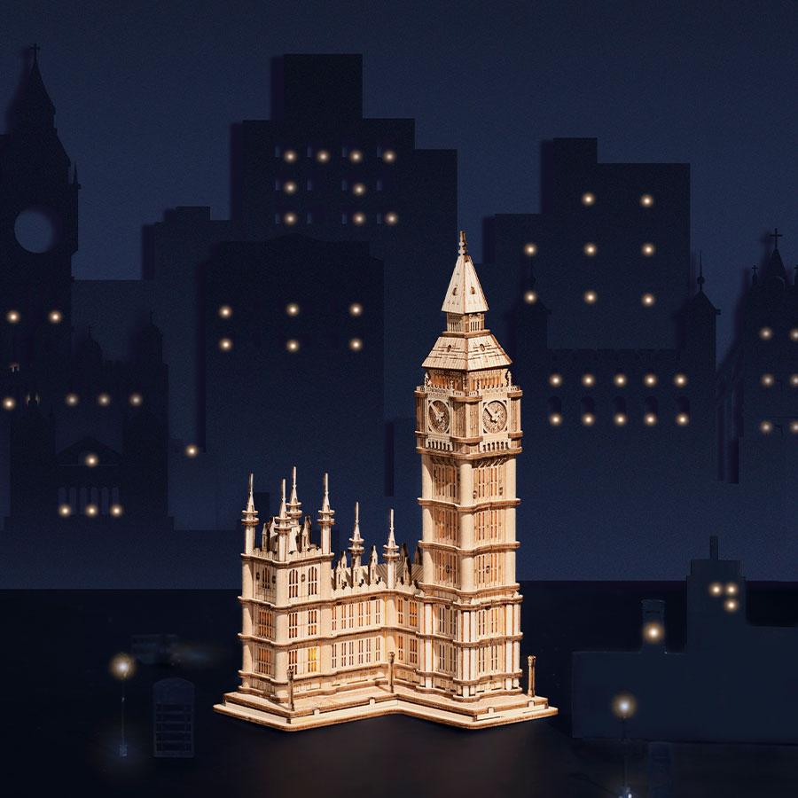 3D drvene puzzle BIG BEN 