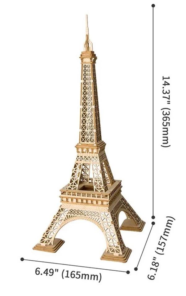 3D drvene puzzle AJFELOV TORANJ 