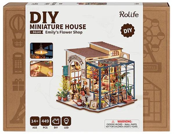 3D drvene puzzle/držač za knjige EMILINA CVEĆARA 