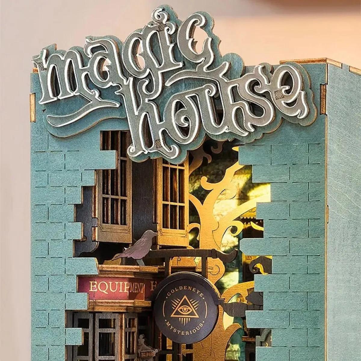 3D drvene puzzle/držač za knjige  MAGIC HOUSE 