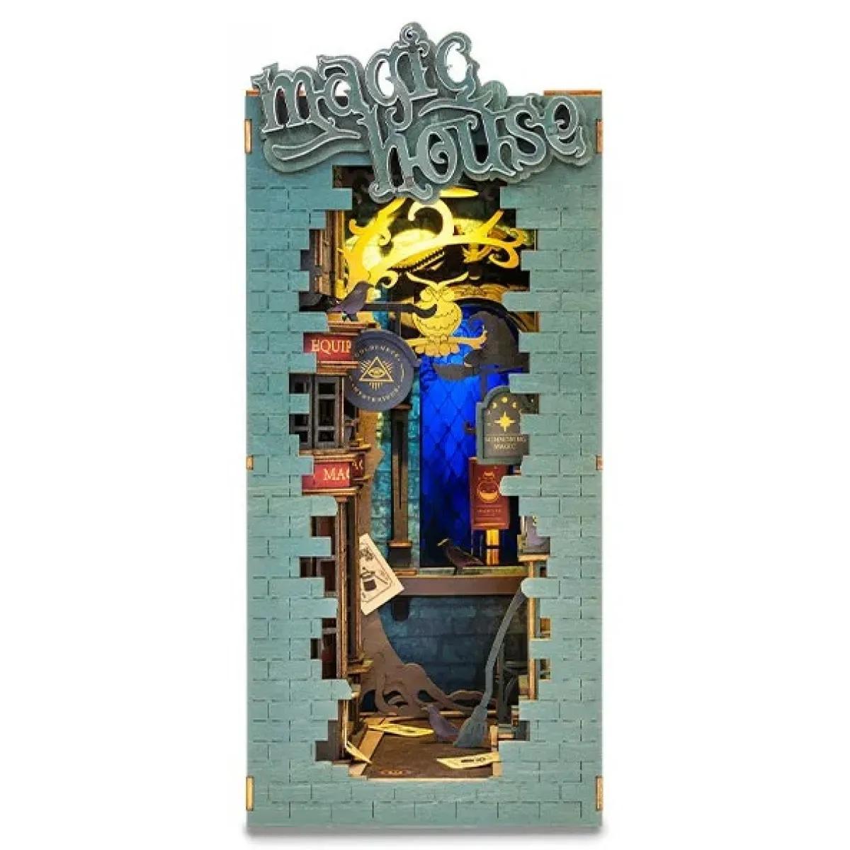 3D drvene puzzle/držač za knjige  MAGIC HOUSE 