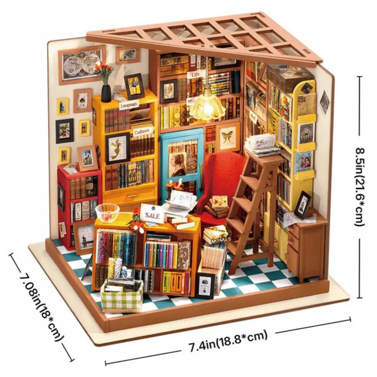 3D drvene puzzle BIBLIOTEKA 