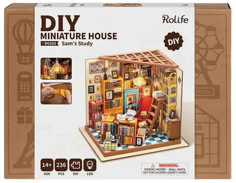 3D drvene puzzle BIBLIOTEKA 