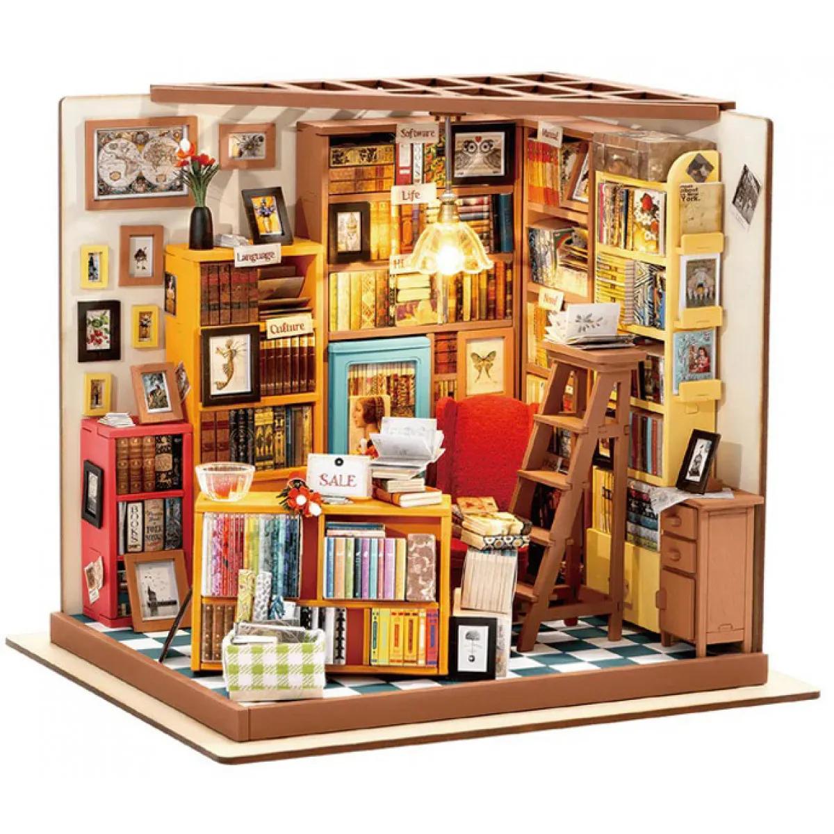 3D drvene puzzle BIBLIOTEKA 