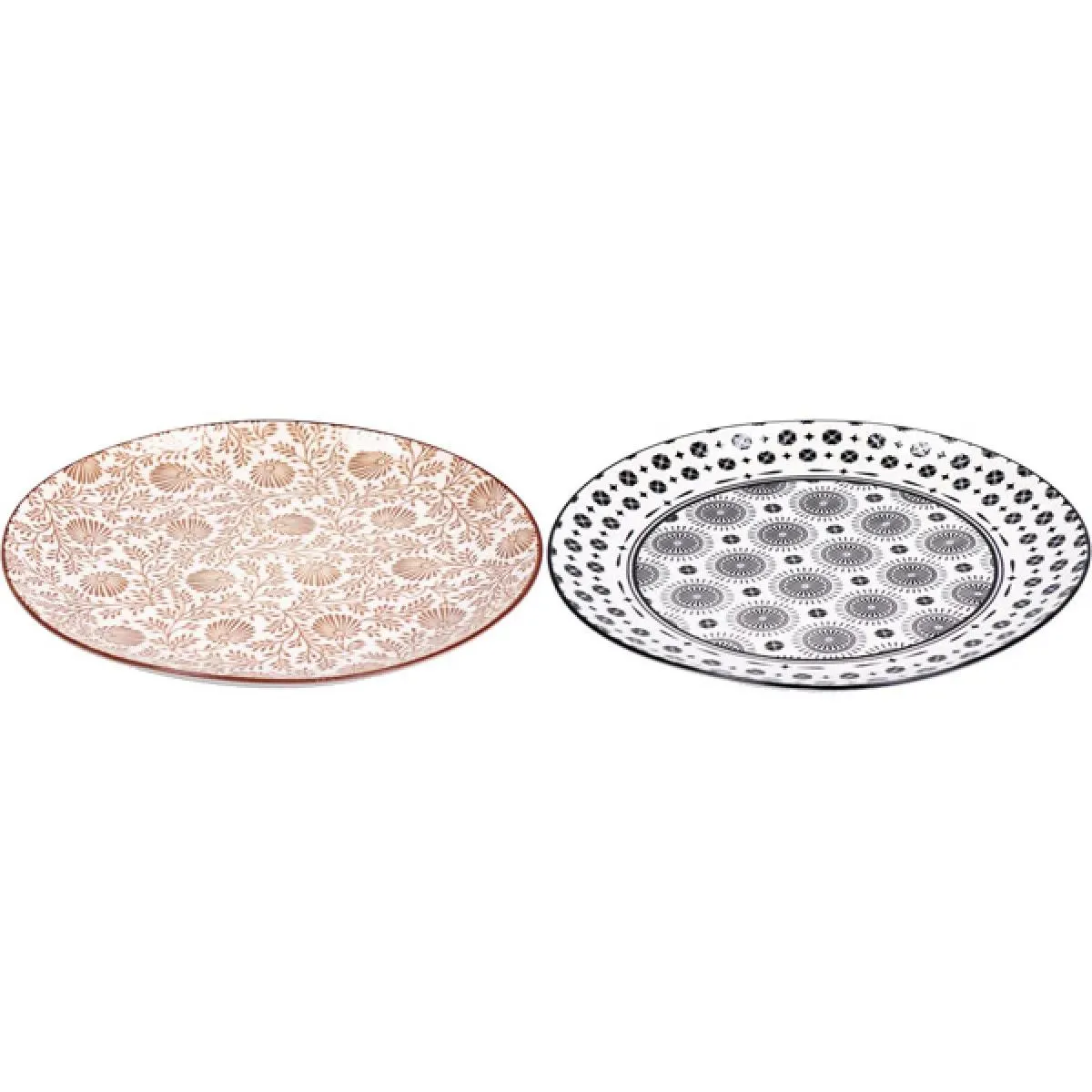 Plitki tanjir TRICY 25,5 cm (DVE BOJE) 