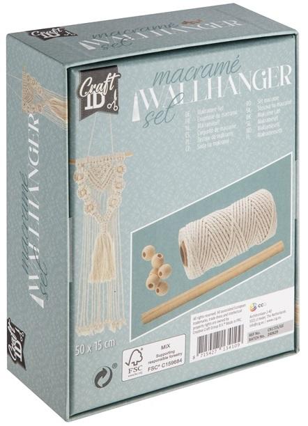 Kreativni set MACRAME - ZIDNA VEŠALICA 