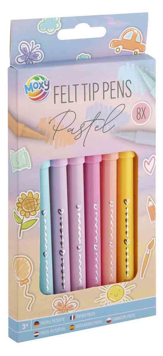 Set pastelnih flomastera 8 kom 