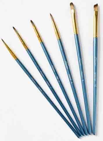 Set profesionalnih četkica NASSAU - 6 kom 