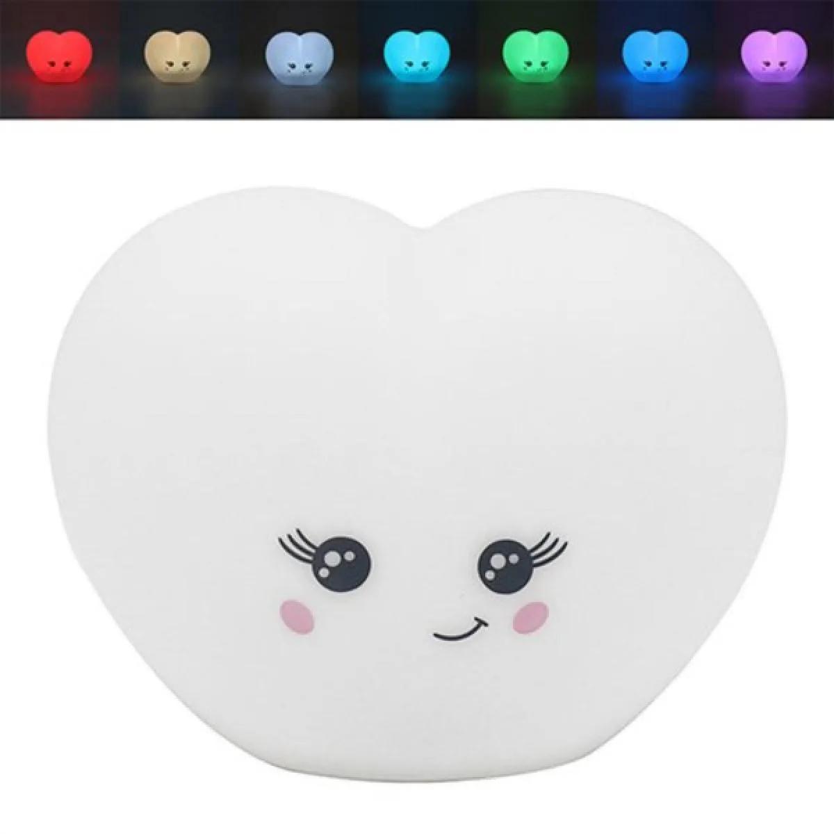 Noćna lampa SQUISHY HEART 