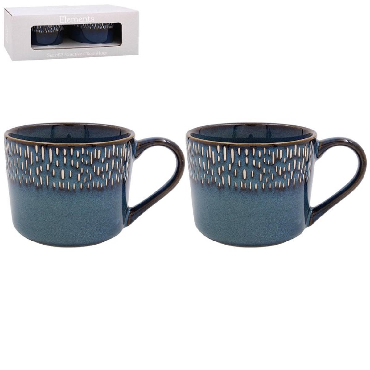 Set dve šolje REACTIVE GLAZE (Više vrsta) 