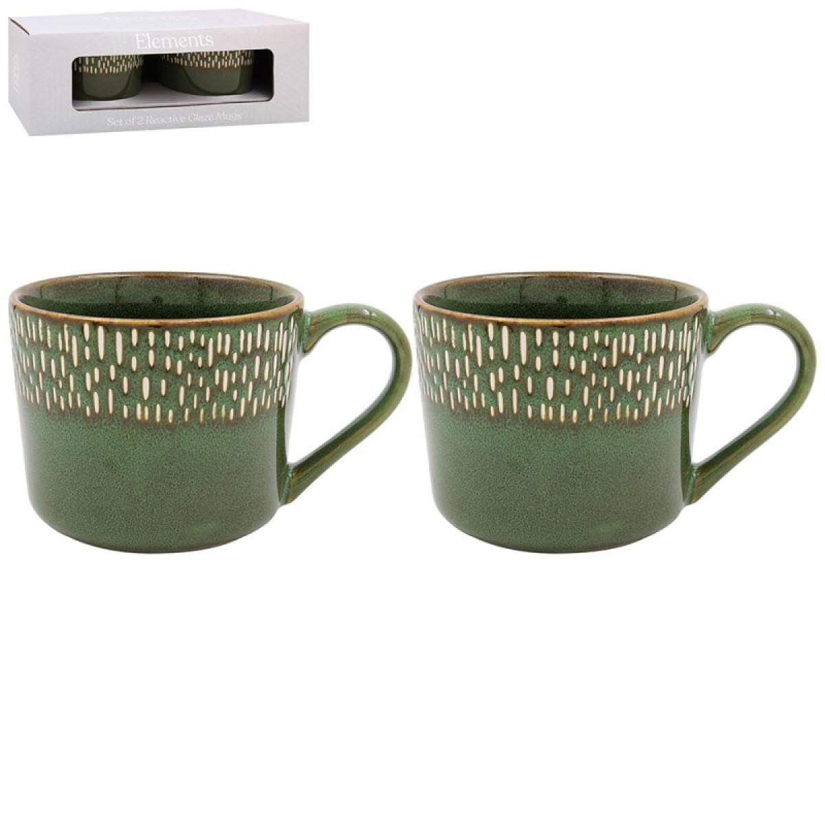 Set dve šolje REACTIVE GLAZE (Više vrsta) 