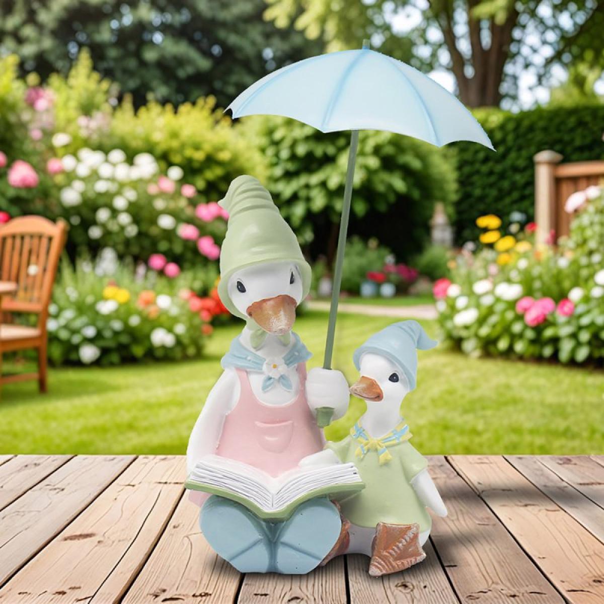 Dekorativna figura RAINY DAY -  DUCKS STORYTIME 