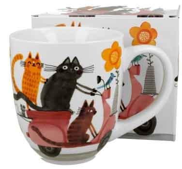 Šolja XXL - CAT'S WORLD - CATS ON A SCOOTER 