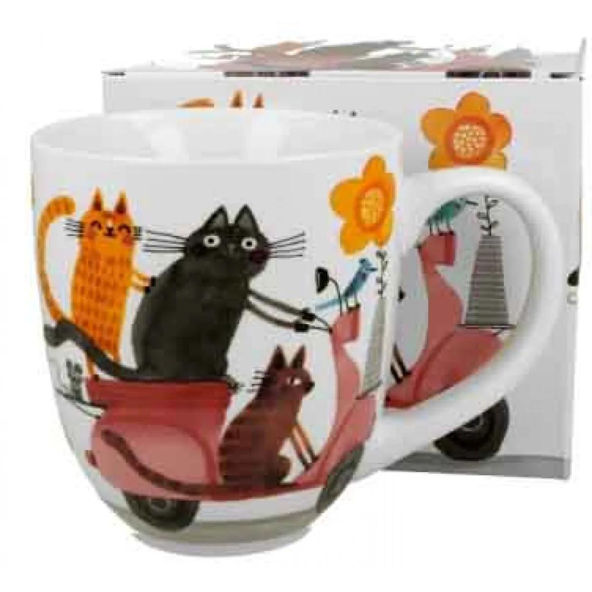 Šolja XXL - CAT'S WORLD - CATS ON A SCOOTER 