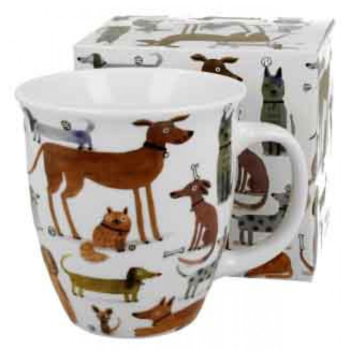 Šolja DOG'S WORLD - VARIOUS DOGS 650 ml 