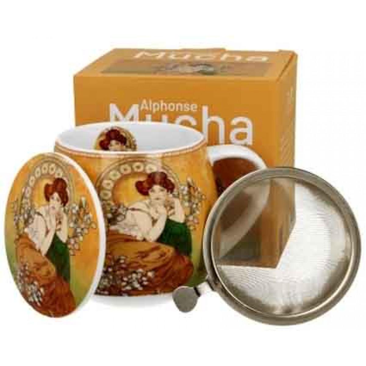 Šolja sa infuserom TOPAZ - A. MUCHA 