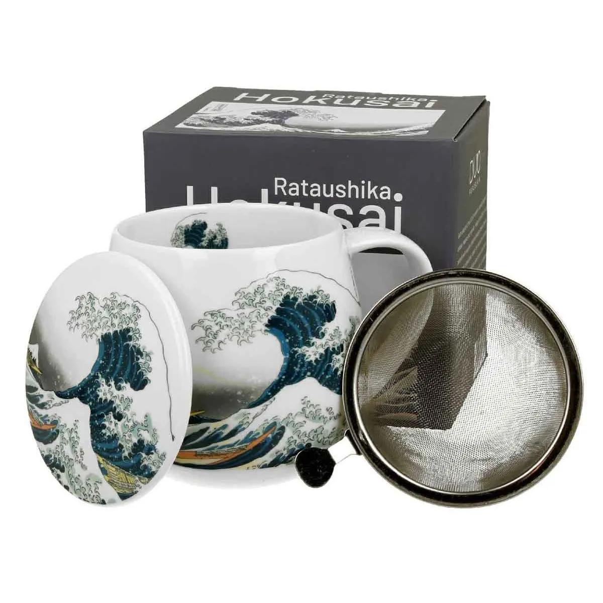 Šolja sa infuserom THE GREAT WAVE - K. HOKUSAI 