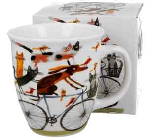 Šolja - DOG'S WORLD - DOG ON A BIKE - 650ml 