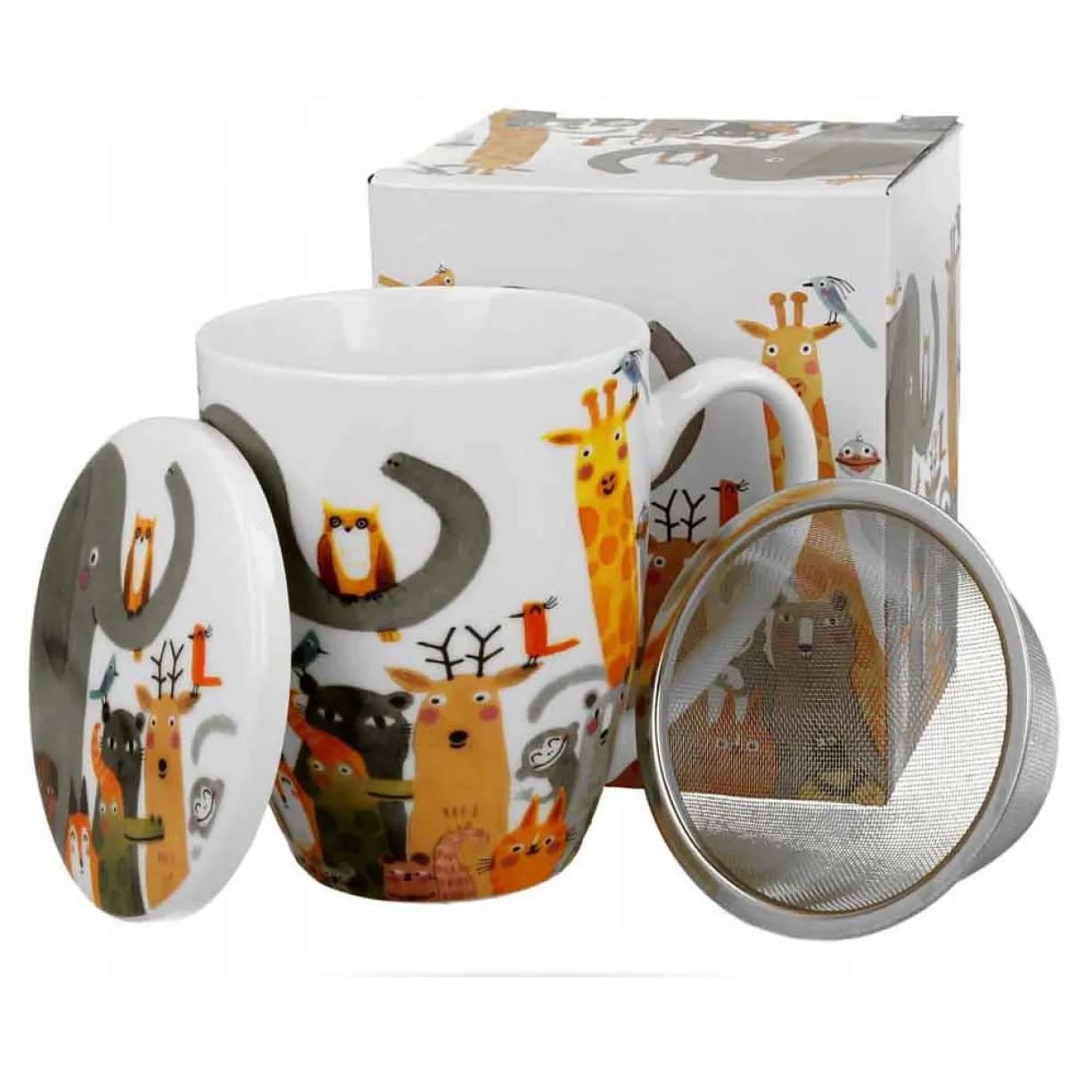 Šolja sa infuserom - DOG'S WORLD - ANIMALS 