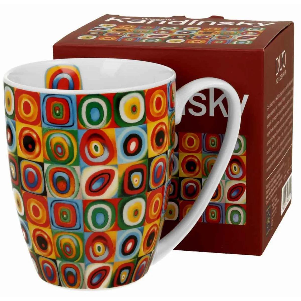 Šolja - SQUARES WITH CIRCLES - W. KANDINSKY - 360ml 