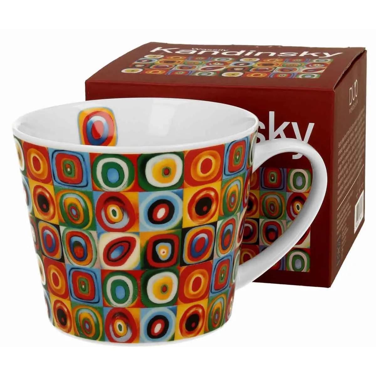 Šolja SQUARES WITH CIRCLES - W. KANDINSKY 