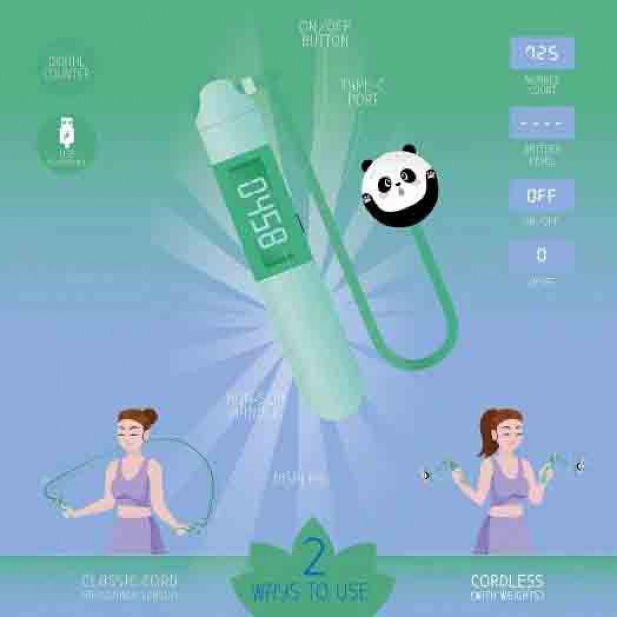 Bežični konopac za preskakanje JUMP AROUND - PANDA 