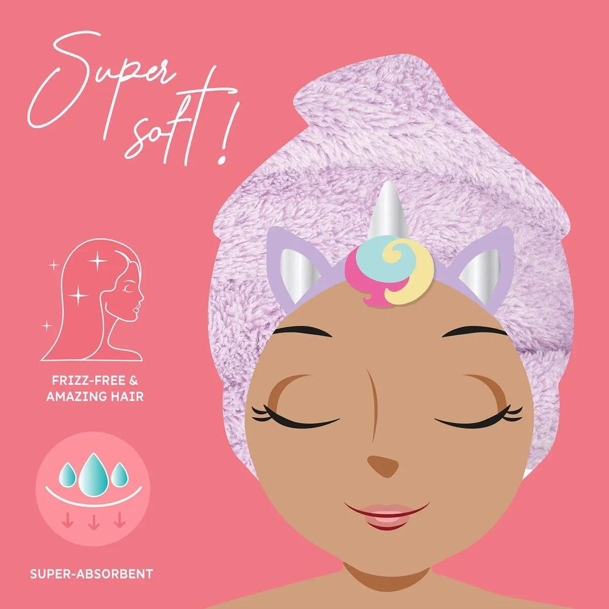 Peškir sa kapuljačom LOVE MY HAIR - UNICORN 