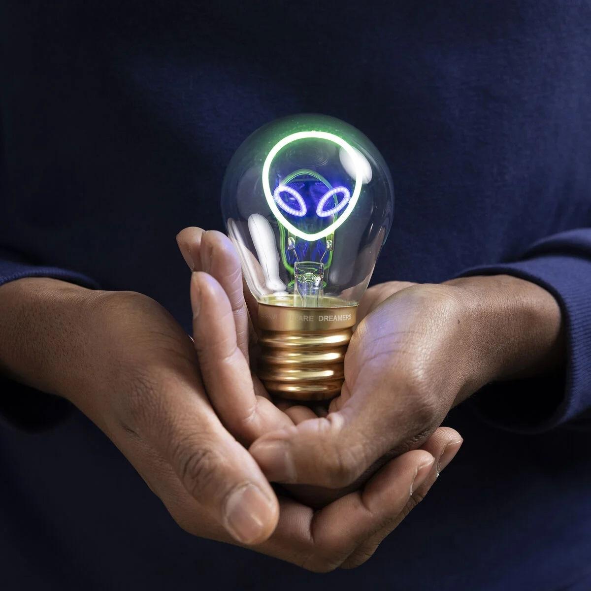 Lampa u obliku sijalice ALIEN 