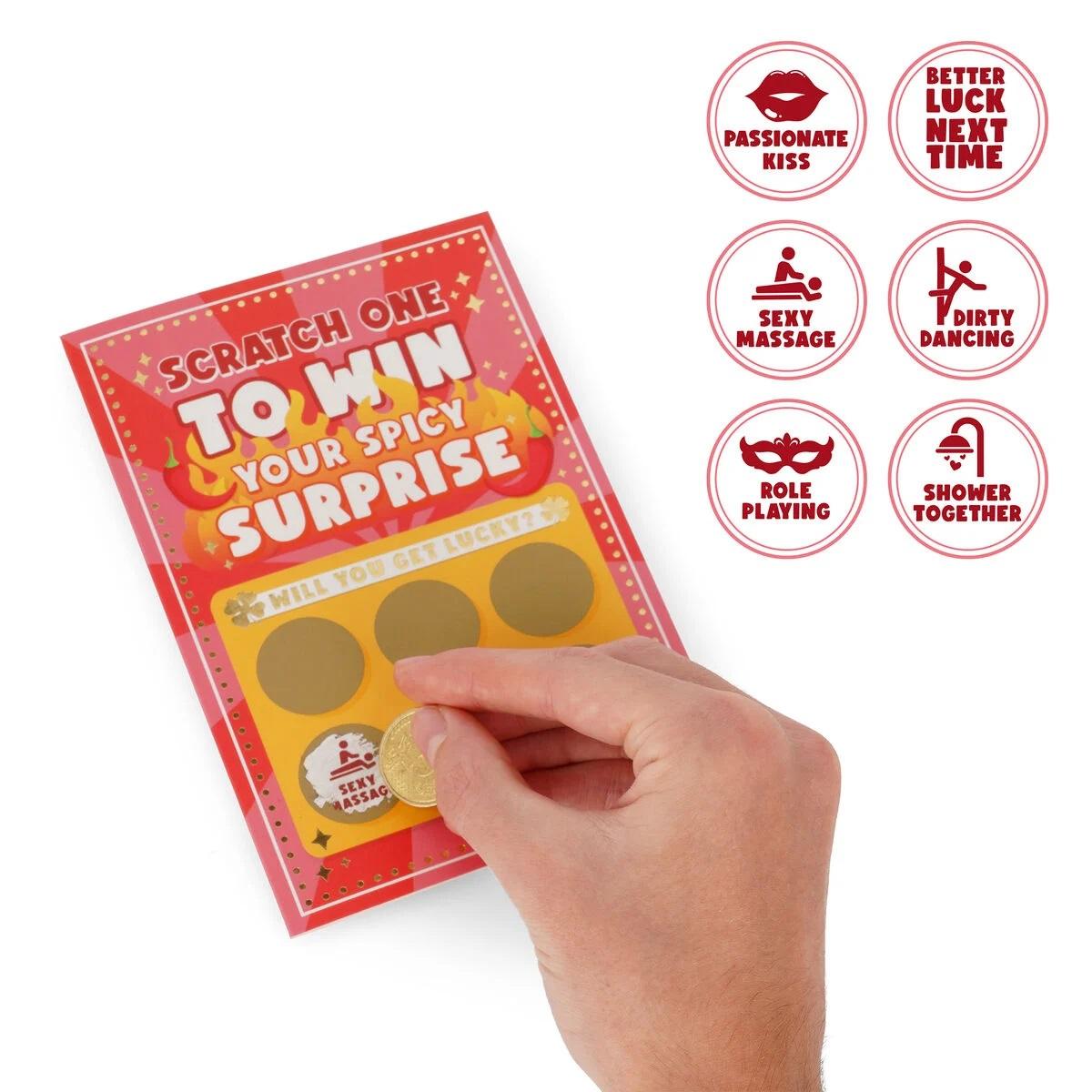 Čestitka grebalica SPICY (18+) 