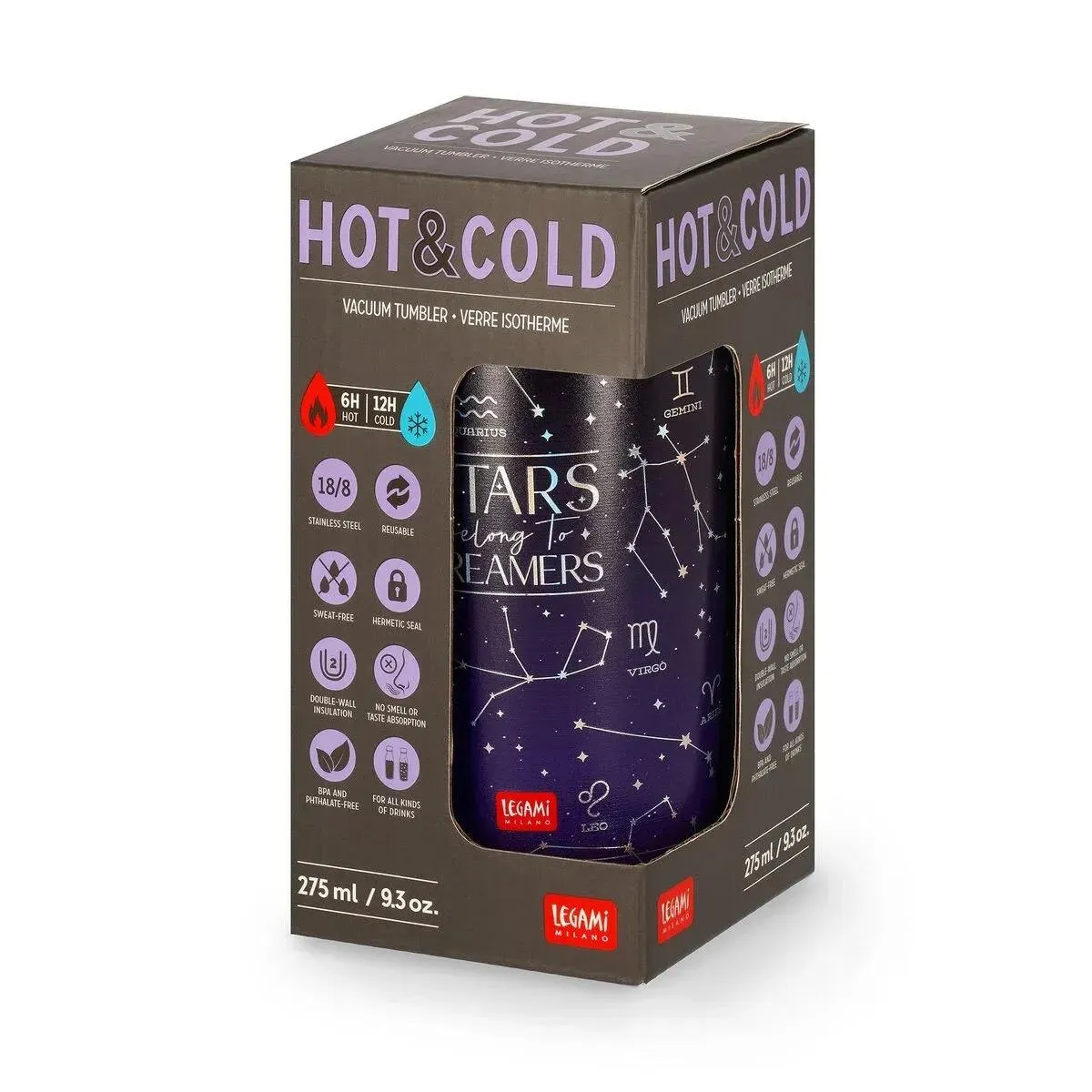 Putna šolja 275 ml HOT & COLD - STARS 
