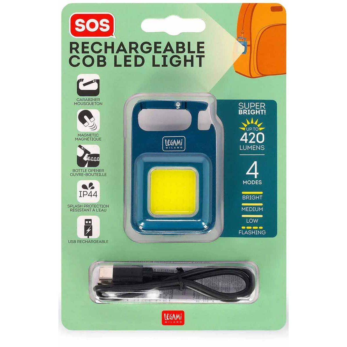 SOS punjiva lampa COB LED LIGHT 