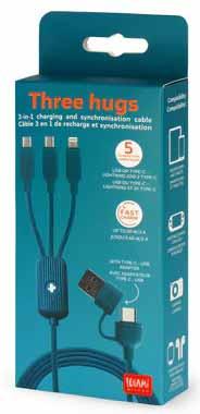 USB kabl MULTICABLE - THREE HUGS - CACTUS 