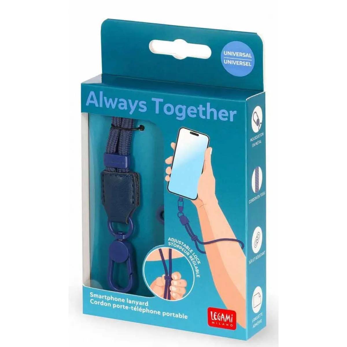Traka za mobilni ALWAYS TOGETHER - WRIST - BLUEBERRY 