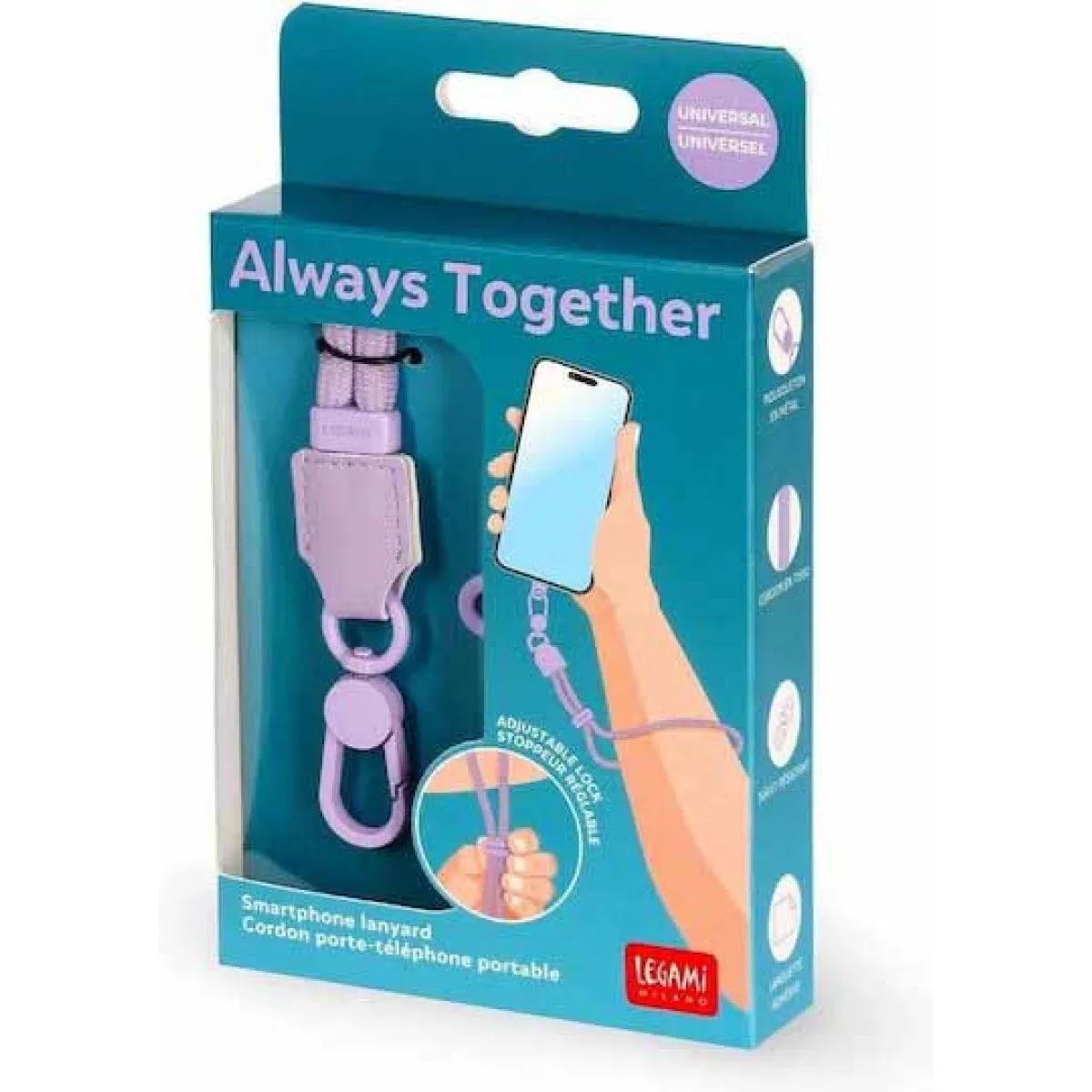 Traka za mobilni ALWAYS TOGETHER - WRIST - LILAC 