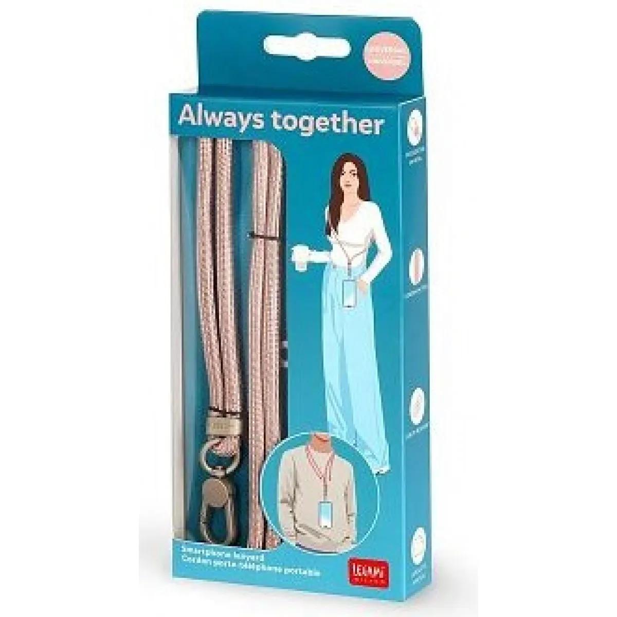 Traka za mobilni ALWAYS TOGETHER - ROSE GOLD 